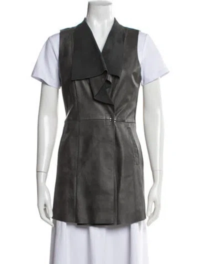 Pre-owned My Tribe Vest In Gray