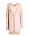 My Twin Twinset Woman Cardigan Blush Size Xs Acrylic, Polyamide, Mohair Wool