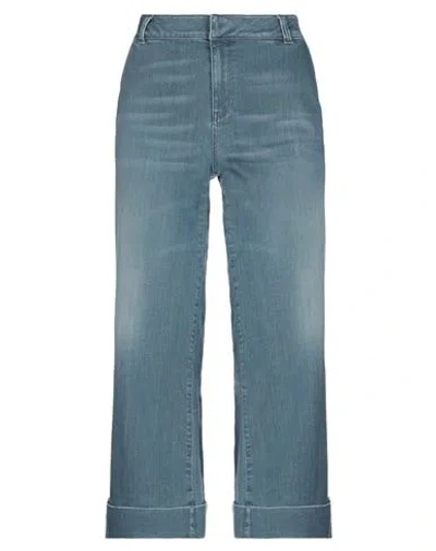 My Twin Twinset Denim Cropped In Blue