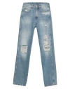 My Twin Twinset Woman Denim Cropped Blue Size 27 Cotton In Blue