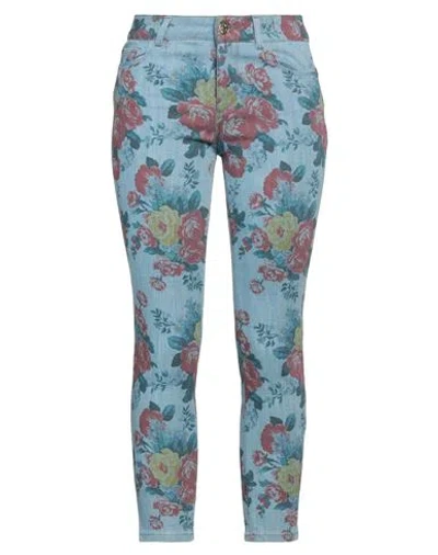 My Twin Twinset Woman Jeans Blue Size 27 Cotton, Elastane