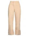 My Twin Twinset Woman Jeans Sand Size 32 Cotton, Elastomultiester, Elastane In Beige