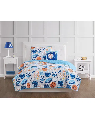 My World All Star Quilt Set In Gray