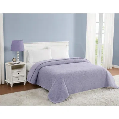 My World Cloud Sherpa Blanket In Blue