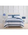 My World Mason Stripe Comforter Set In Blue