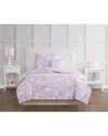 My World Rainbow Unicorn Comforter Set In Purple