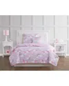 My World Rainbow Unicorn Quilt Set In Purple