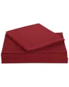 My World Solid Red Sheet Set In Red