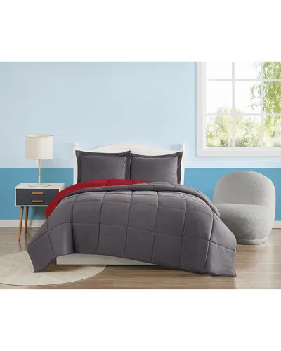 MY WORLD MY WORLD SOLID REVERSIBLE COMFORTER SET