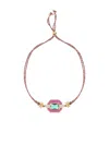 Mya Bay Art Deco Bracelet In Pink