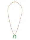 Mya Bay Horseshoe Necklace In Gold