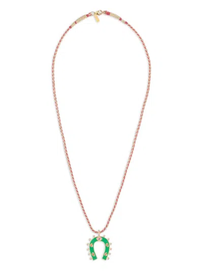Mya Bay Horseshoe Necklace In Gold
