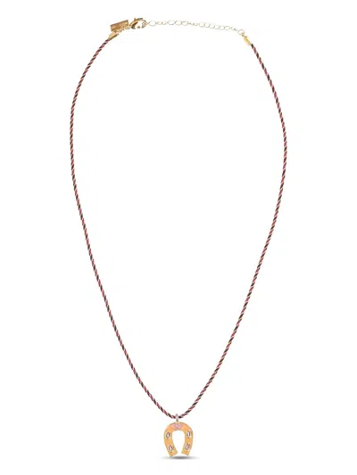 Mya Bay Horseshoe Necklace In Gold
