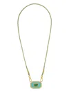 Mya Bay Rectangular-pendant Necklace In Gold