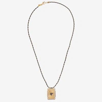 Mya Bay Stone Heart Boheme Necklace In Red