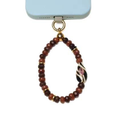 Myaleph Gold / Brown Mini Minou Wristlet - Espresso