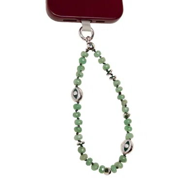 Myaleph Green / Silver Leah Wristlet - Jade