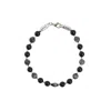 Myaleph Men's Grey / Silver / Black David Bracelet