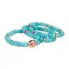 Myaleph Women's Blue / Gold Leah Bracelets - Turquoise & Gold