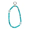 Myaleph Women's Blue / White / Silver Stella Bag Charm - Turquoise