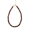 Myaleph Women's Gold / Brown Valerie Necklace - Espresso