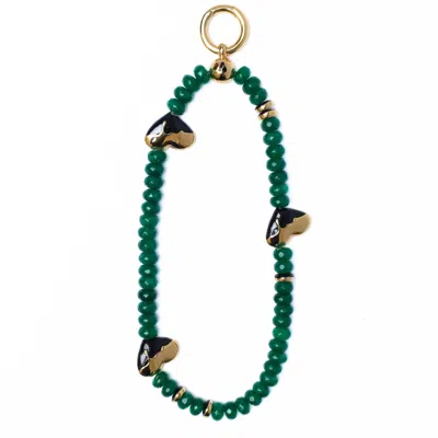 Myaleph Women's Gold / Green Aria Bag Charm - Emerald