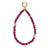 Myaleph Women's Gold / Pink / Purple Leah Bag Charm - Amethyst