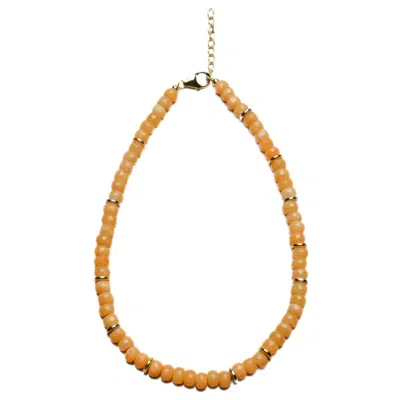 Myaleph Women's Gold / Yellow / Orange Zoe Necklace - Tangerine