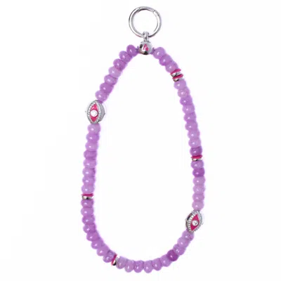 Myaleph Women's Pink / Purple / Silver Leah Bag Charm - Lavender