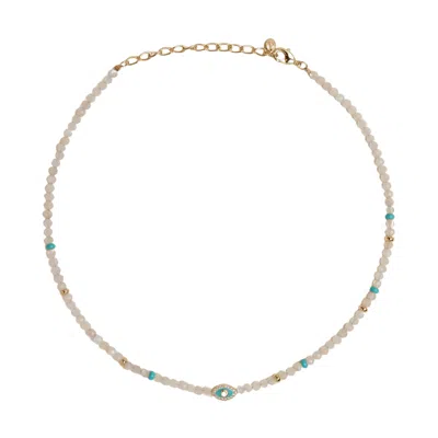 Myaleph Women's White Juliana Necklace - Moonstone