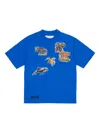 Myar Animal-applique T-shirt In Blue