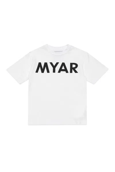 Myar Logo-print Cotton T-shirt In White