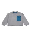 Myar Patch-pocket Sweatshirt In Gray