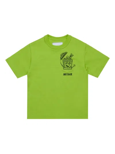 Myar Kids' Graphic-print T-shirt In Green