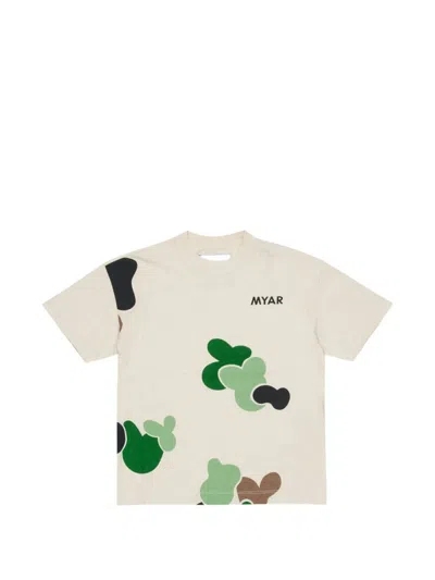 Myar Kids' Graphic-print T-shirt In Neutral