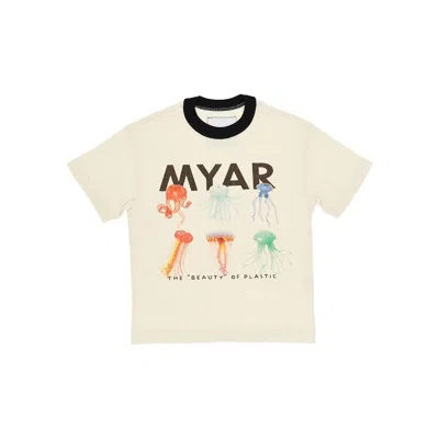 Myar Graphic Print T-shirt Kids In Neutral