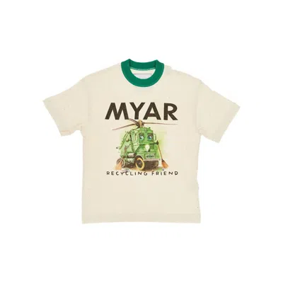 Myar Graphic Print T-shirt Kids In Neutral