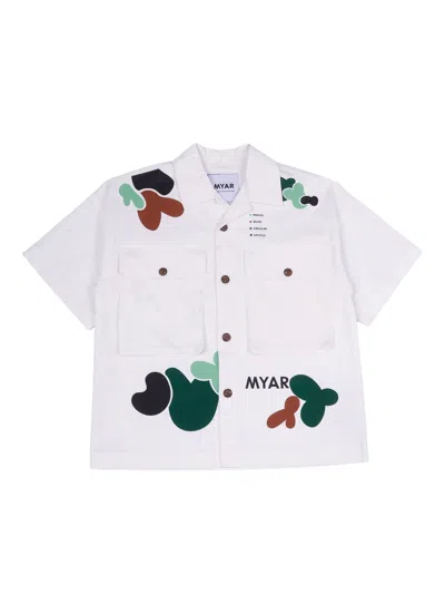 Myar Kid Myc10u Camicia In White