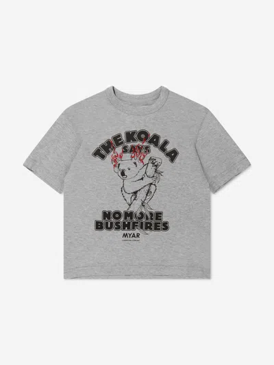 MYAR KIDS KOALA T-SHIRT 8 YRS GREY