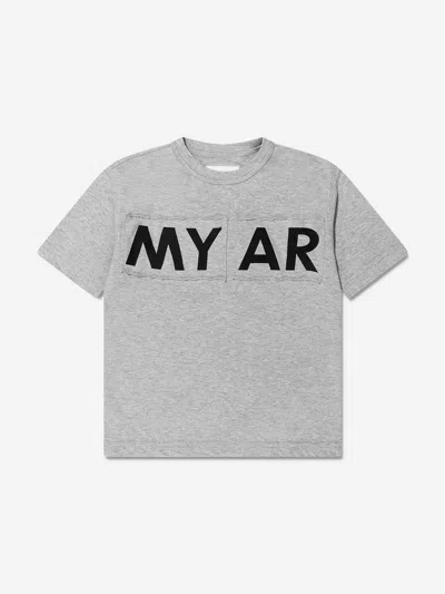 Myar Kids Logo T-shirt 8 Yrs Grey