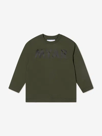 Myar Kids Long Sleeve Logo T-shirt 8 Yrs Green