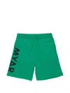 Myar Logo-print Drawstring Shorts In Green