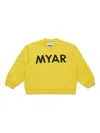 Myar Felpa In Cotone Deadstock Con Logo  In Yellow