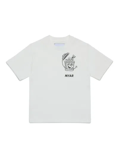 MYAR LOGO-PRINT T-SHIRT