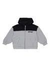 Myar Logo-print Zip-up Hoodie In Gray