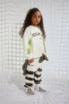 Myar Pantaloni In Felpa Deadstock Con Effetto Tye-die In Off White