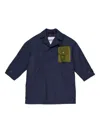 Myar Patch-pocket Jacket In Blue