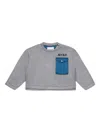 Myar Patch-pocket Sweatshirt In Gray