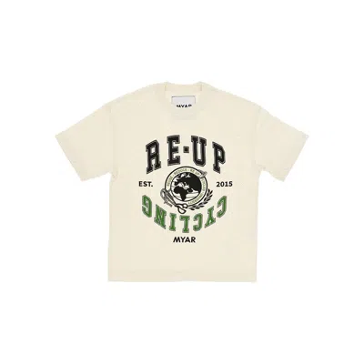 Myar 're-up Cycling' Print T-shirt Kids In Neutral