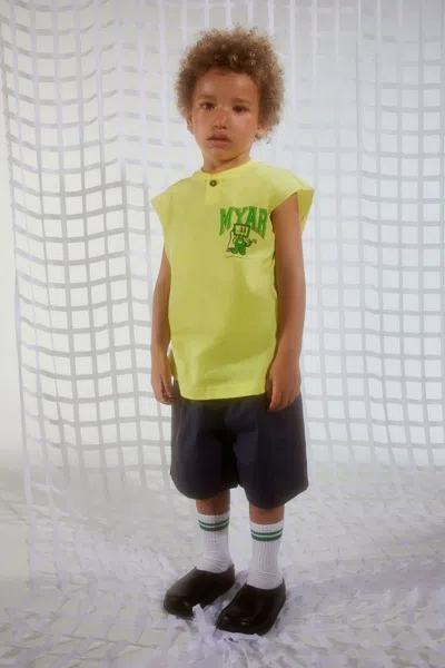 Myar Kids' Shorts Cargo Con Logo  In Dark Blue